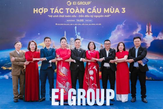 Lãnh đạo và đối tác EI Group tại Lễ hội Hợp tác toàn cầu